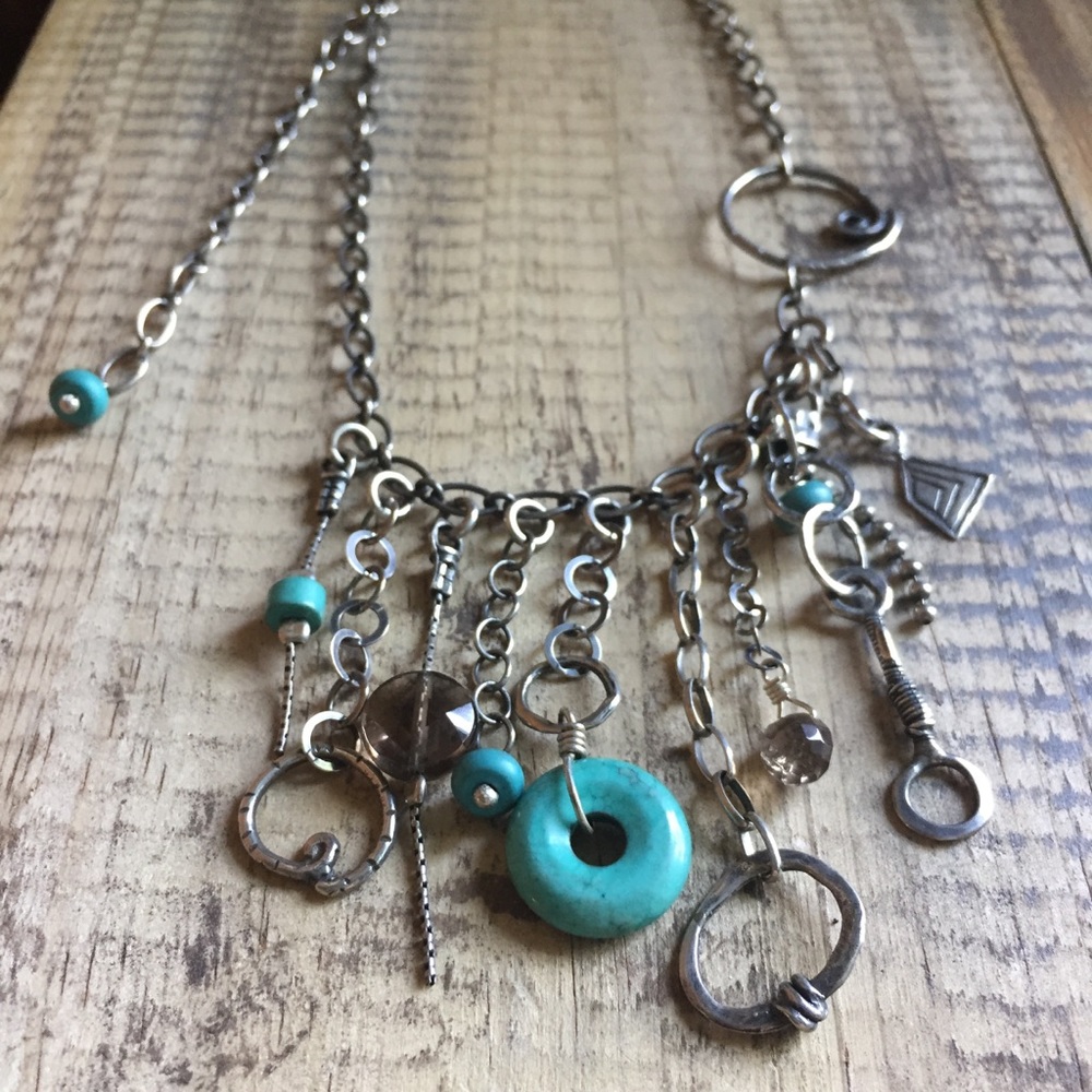 Silpada sterling silver & turquoise necklace